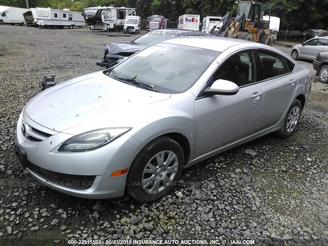 1YVHZ8BH5C5M02477 - 2012 MAZDA 6 I SILVER photo 2