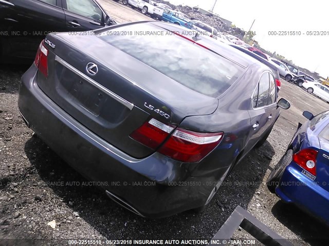 JTHBL46F785068439 - 2008 LEXUS LS 460 GRAY photo 4