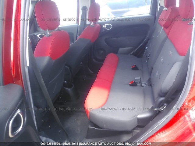 ZFBCFAAHXEZ012457 - 2014 FIAT 500L POP RED photo 8