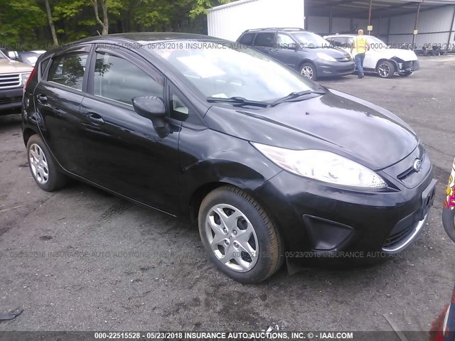 3FADP4EJ1BM128744 - 2011 FORD FIESTA SE BLACK photo 1