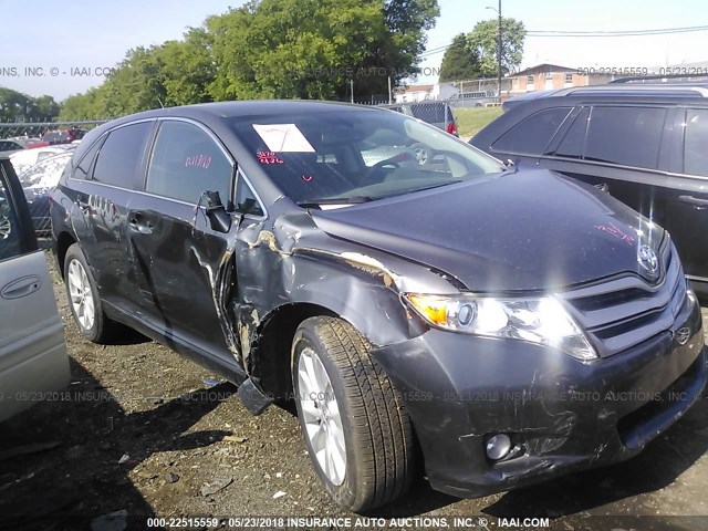 4T3ZA3BB2FU090812 - 2015 TOYOTA VENZA LE/XLE GRAY photo 1