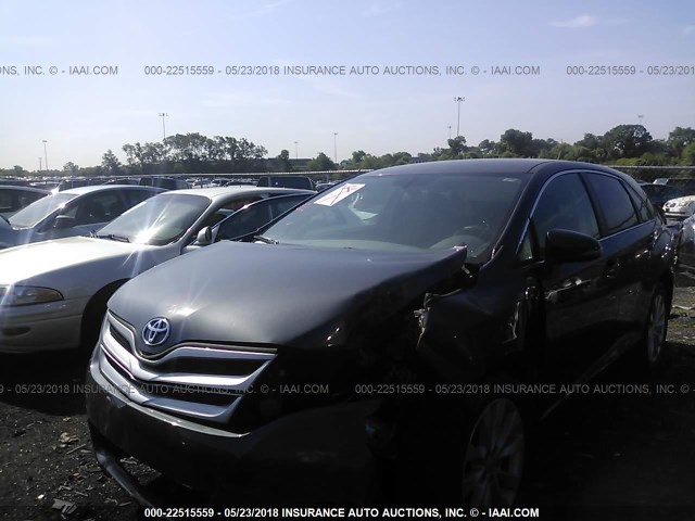 4T3ZA3BB2FU090812 - 2015 TOYOTA VENZA LE/XLE GRAY photo 2