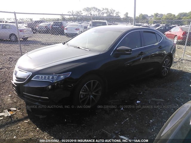 19UUB2F56GA001377 - 2016 ACURA TLX TECH BLACK photo 2