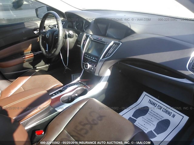 19UUB2F56GA001377 - 2016 ACURA TLX TECH BLACK photo 5