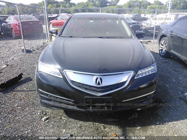19UUB2F56GA001377 - 2016 ACURA TLX TECH BLACK photo 6