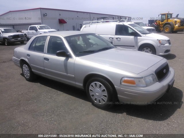 2FAFP71V58X106987 - 2008 FORD CROWN VICTORIA POLICE INTERCEPTOR SILVER photo 1