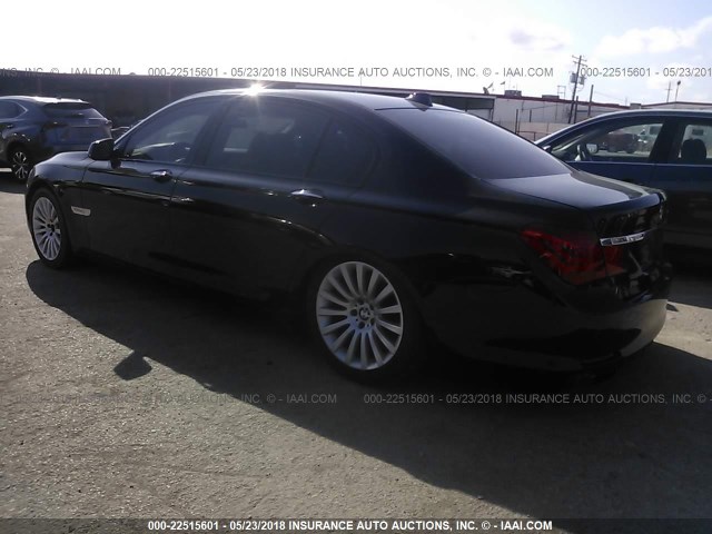 WBAKB83589CY58110 - 2009 BMW 750 BLACK photo 3