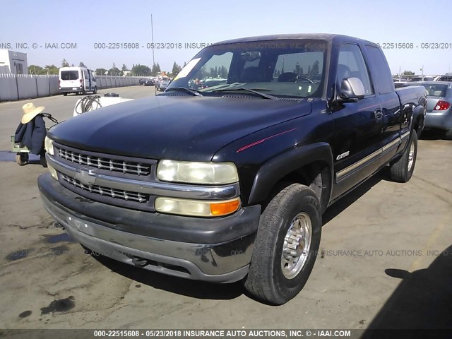 1GCGK29UXXE206935 - 1999 CHEVROLET SILVERADO K2500 BLACK photo 2