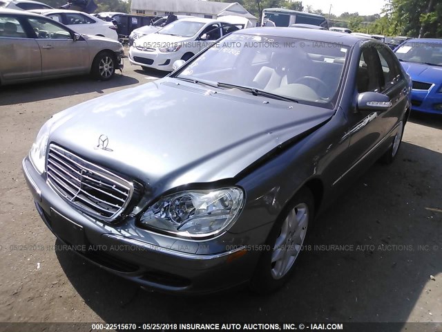 WDBNF67J76A477371 - 2006 MERCEDES-BENZ S 350 GRAY photo 2