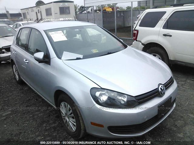 WVWDB7AJ7DW020177 - 2013 VOLKSWAGEN GOLF SILVER photo 1