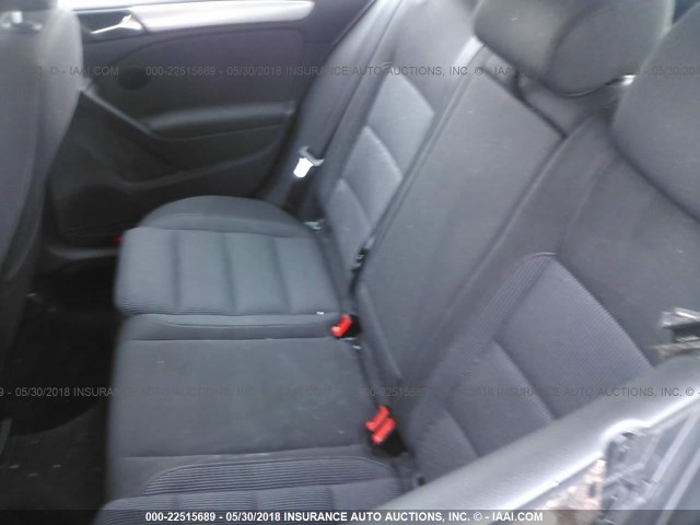 WVWDB7AJ7DW020177 - 2013 VOLKSWAGEN GOLF SILVER photo 8