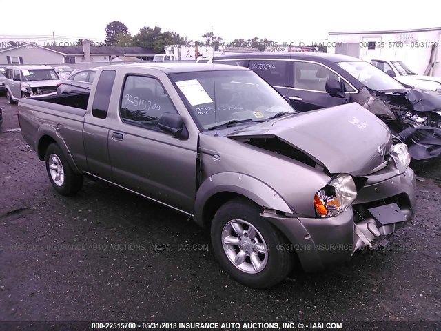 1N6DD26T94C477546 - 2004 NISSAN FRONTIER KING CAB XE GRAY photo 1