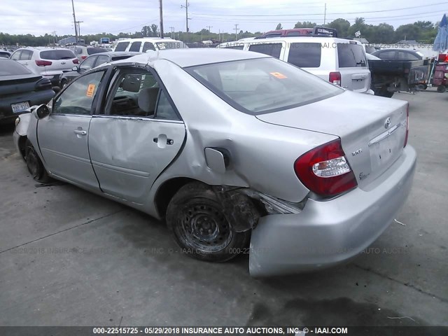 4T1BE32K13U750767 - 2003 TOYOTA CAMRY LE/XLE/SE 银色 照片 3
