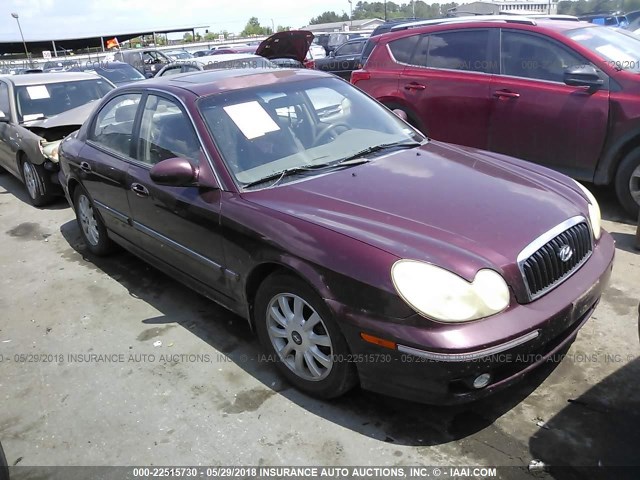 KMHWF35H15A113865 - 2005 HYUNDAI SONATA GLS/LX BURGUNDY photo 1