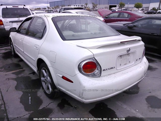 JN1DA31D73T503953 - 2003 NISSAN MAXIMA GLE/GXE/SE WHITE photo 3