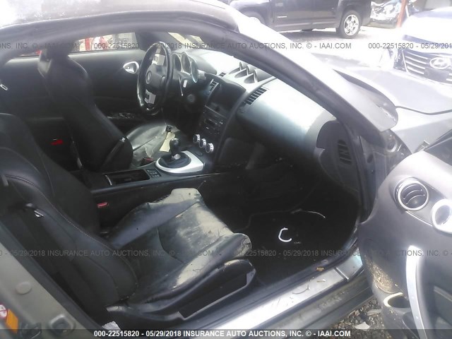 JN1AZ36A76M480652 - 2006 NISSAN 350Z ROADSTER GRAY photo 5