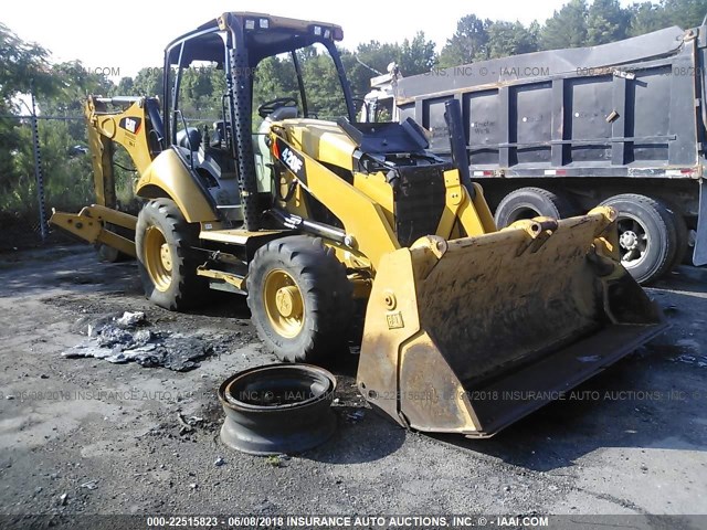 CAT0420FKSKR01865 - 2014 CATERPILLAR 420FST  YELLOW photo 1