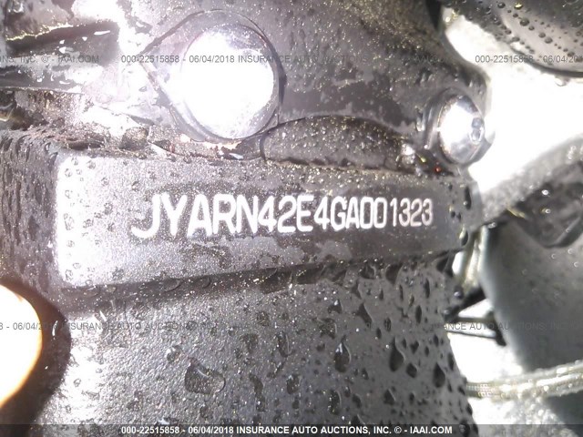 JYARN42E4GA001323 - 2016 YAMAHA YZFR1S GRAY photo 10