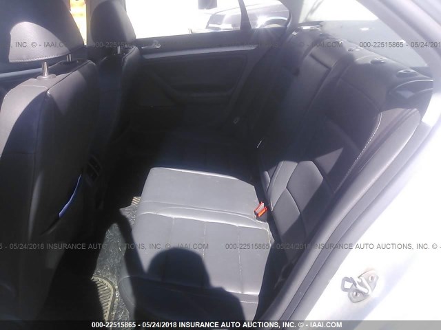 3VWEG71K67M157577 - 2007 VOLKSWAGEN JETTA WOLFSBURG 银色 照片 8