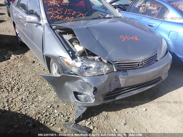 4T1BE30K85U631779 - 2005 TOYOTA CAMRY LE/XLE/SE ნაცრისფერი ფოტო 6