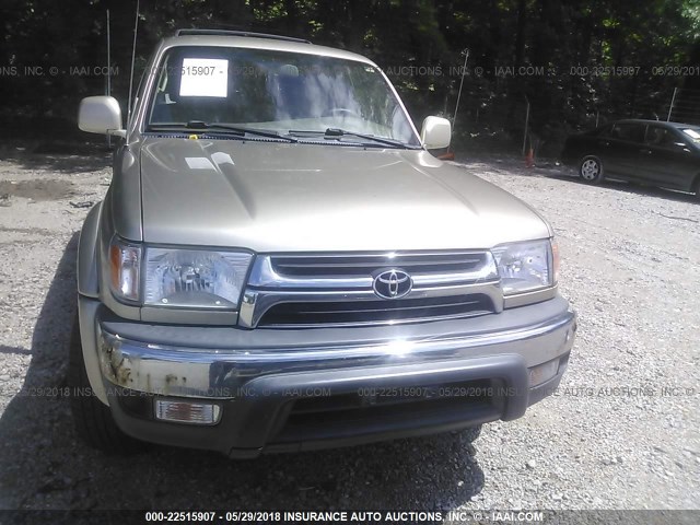 JT3HN86R710357142 - 2001 TOYOTA 4RUNNER SR5 TAN photo 6