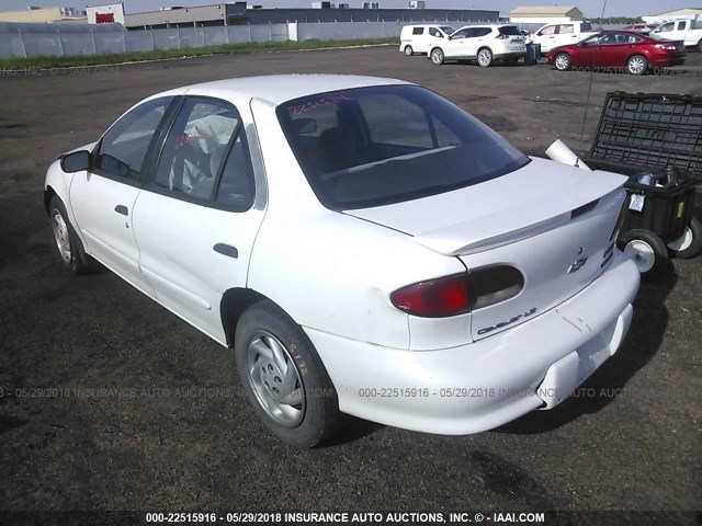 1G1JF5245W7134432 - 1998 CHEVROLET CAVALIER LS WHITE photo 3