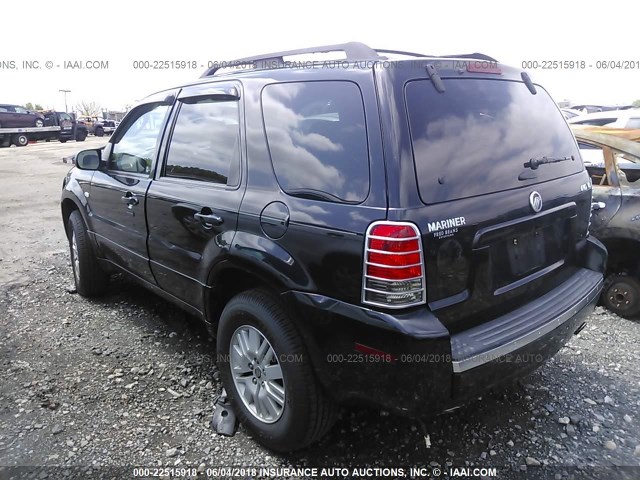 4M2YU91197KJ00447 - 2007 MERCURY MARINER LUXURY BLACK photo 3