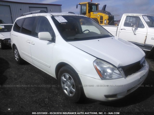 KNDMB233096279053 - 2009 KIA SEDONA EX/LX WHITE photo 1