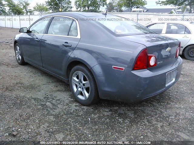 1G1ZG57B09F254544 - 2009 CHEVROLET MALIBU LS Сұр фото 3