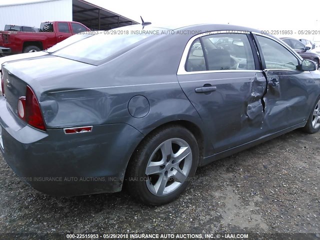 1G1ZG57B09F254544 - 2009 CHEVROLET MALIBU LS Сұр фото 6