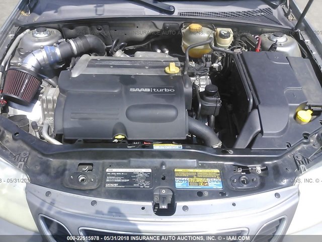 YS3FD45Y161009368 - 2006 SAAB 9-3 GRAY photo 10