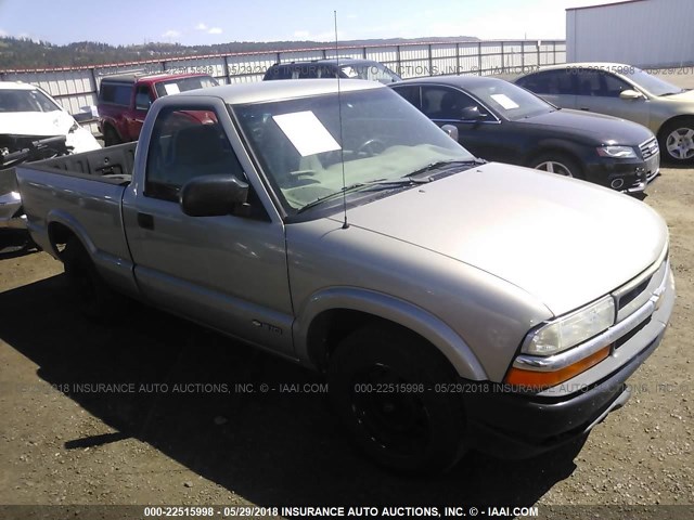 1GCCS145418216374 - 2001 CHEVROLET S TRUCK S10 Qəhvəyi foto 1