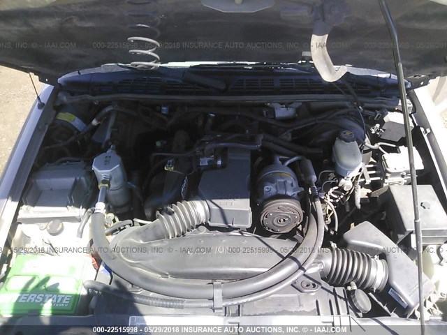 1GCCS145418216374 - 2001 CHEVROLET S TRUCK S10 Qəhvəyi foto 10