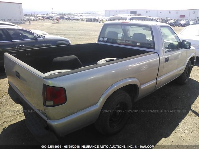 1GCCS145418216374 - 2001 CHEVROLET S TRUCK S10 Qəhvəyi foto 4