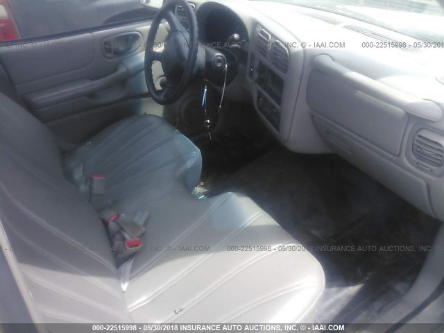 1GCCS145418216374 - 2001 CHEVROLET S TRUCK S10 Qəhvəyi foto 5