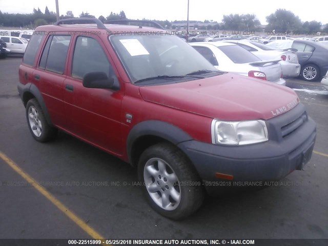 SALNY22262A391427 - 2002 LAND ROVER FREELANDER SE RED photo 1