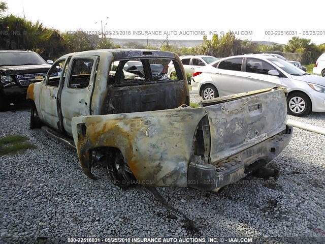 3TMJU62N46M017975 - 2006 TOYOTA TACOMA DOUBLE CAB PRERUNNER BROWN photo 3