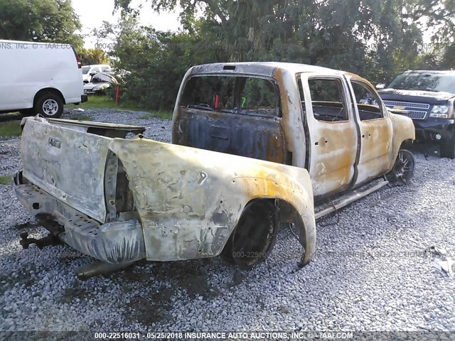 3TMJU62N46M017975 - 2006 TOYOTA TACOMA DOUBLE CAB PRERUNNER BROWN photo 4