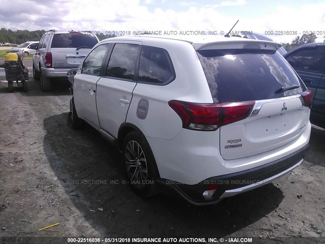 JA4AD2A33GZ012186 - 2016 MITSUBISHI OUTLANDER ES 白色 照片 3