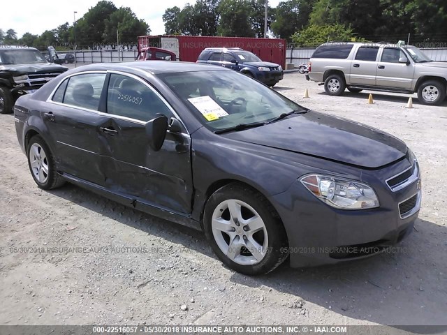 1G1ZA5EU1CF390663 - 2012 CHEVROLET MALIBU LS GRAY photo 1