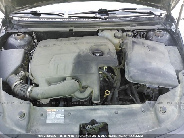 1G1ZA5EU1CF390663 - 2012 CHEVROLET MALIBU LS GRAY photo 10