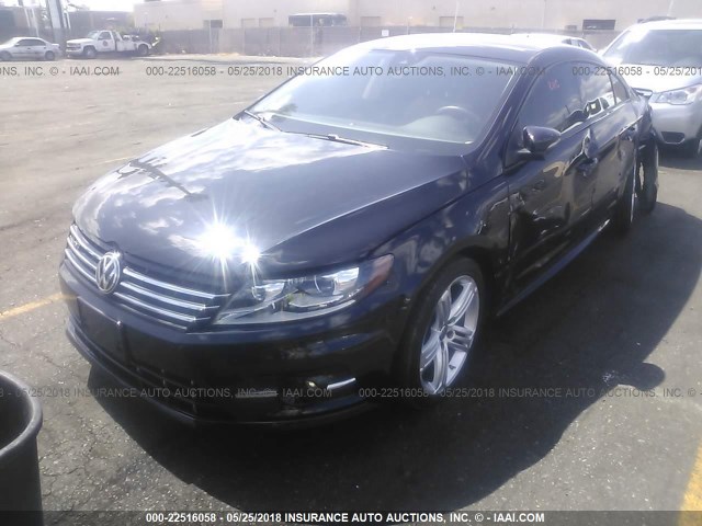 WVWFP7ANXHE501212 - 2017 VOLKSWAGEN CC R-LINE/EXECUTIVE BLACK photo 2