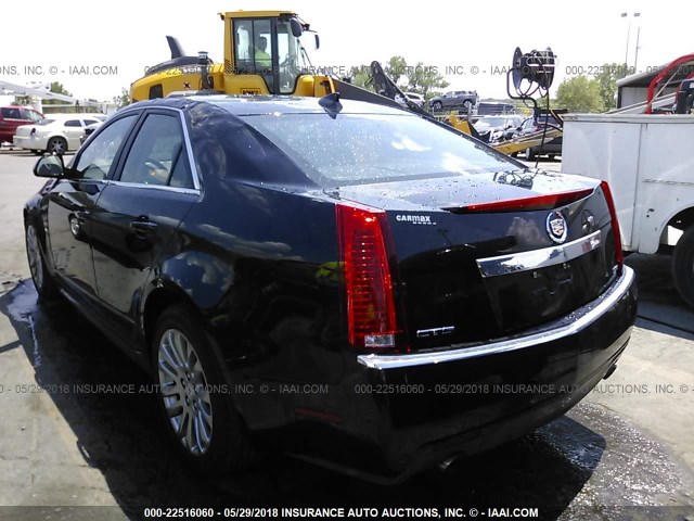 1G6DK5E36C0131436 - 2012 CADILLAC CTS PERFORMANCE COLLECTION BLACK photo 3