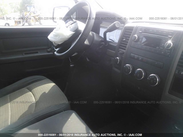 1C6RD7FT3CS175865 - 2012 DODGE RAM 1500 ST BLACK photo 5