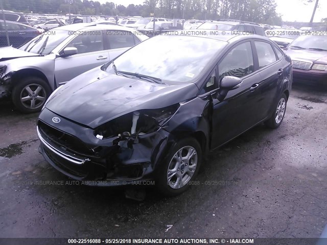 3FADP4BJ2FM138032 - 2015 FORD FIESTA SE BLACK photo 2