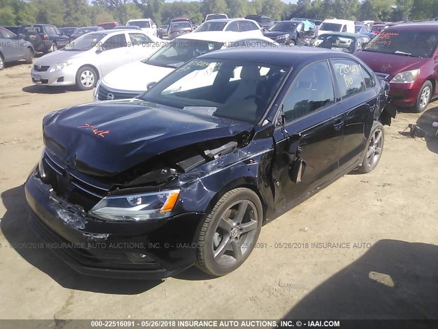 3VWB17AJ8GM295438 - 2016 VOLKSWAGEN JETTA SPORT BLACK photo 2