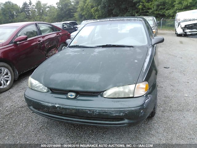 1Y1SK52881Z420097 - 2001 CHEVROLET GEO PRIZM LSI მწვანე ფოტო 6