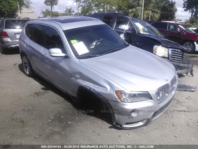 5UXWX7C59CL975099 - 2012 BMW X3 XDRIVE35I SILVER photo 6