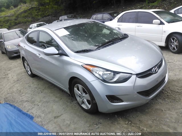 5NPDH4AE4DH271972 - 2013 HYUNDAI ELANTRA GLS/LIMITED SILVER photo 1