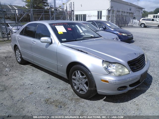 WDBNG70J23A327158 - 2003 MERCEDES-BENZ S 430 SILVER photo 1